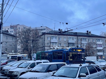 В Рязани троллейбусы встали из-за проблем с током