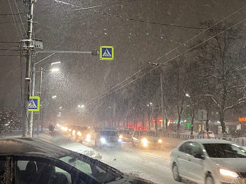 Утром 12 января пробки в Рязани оцениваются в 10 баллов