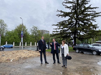 Павел Малков проверил состояние рязанских дорог в центре и Горроще