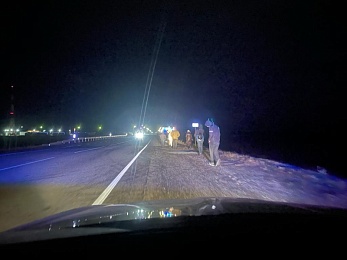 В Ряжском районе пассажирский автобус потерял колесо во время движения 