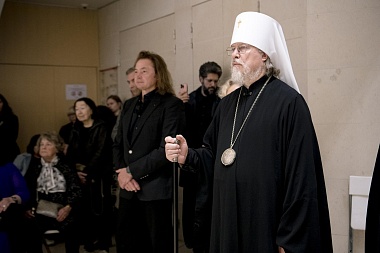 Рязанский митрополит Марк почтил память Эрика Булатова в Париже