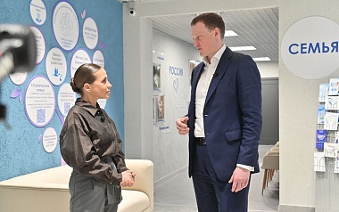 Юлия Барановская снимает проект «Большие семьи большой страны» в Рязани