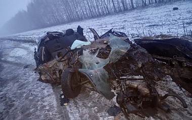 У Александро-Невского двое погибли в ДТП с Mitsubishi Lancer и грузовиком Foton