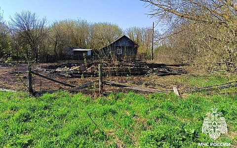 В Рязанской области вспыхнули нежилой дом, многоэтажка и уличный фонарь