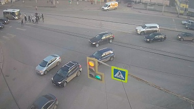 В Рязани на нескольких улицах зафиксировали сильные пробки