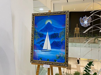 Держит кисть в зубах: в Рязани представили выставку "Творчество без рук" - 62ИНФО Держит кисть в зубах: в Рязани представили выставку "Творчество без рук"