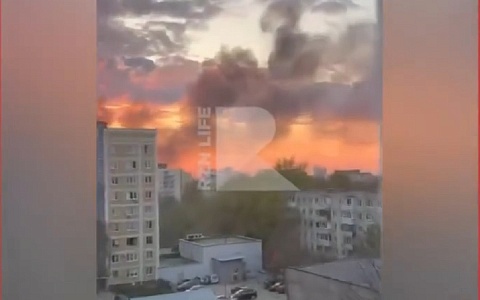 Пользователи соцсетей сообщили о втором пожаре в Рязани