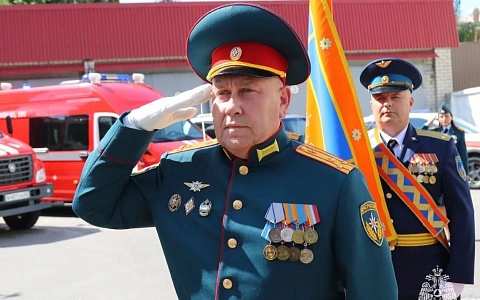 Первый замначальника ГУ МЧС по Рязанской области Александр Воробьёв завершил службу