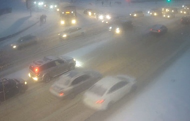 В Рязани образовались 10-балльные пробки из-за циклона «Ольга»