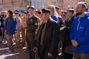 В Рязани акция "Георгиевская лента" началась с концерта на площади Победы