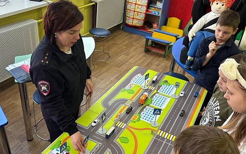 Госавтоинспекция Рязанской области приняла участие в акции в школе-интернате 