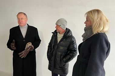 Депутат Рязоблдумы проконтролировал ход строительства детсада в Рыбном