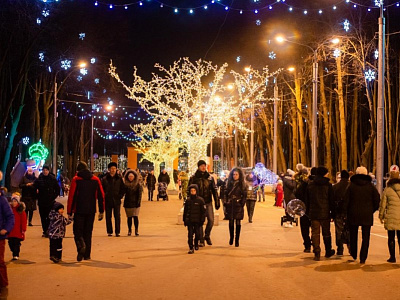 В выходные «Новогоднюю деревню» Рязани посетили свыше тысячи человек
