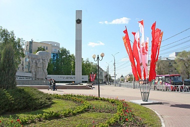 Павел Малков показал, как регион украшают к Дню Победы