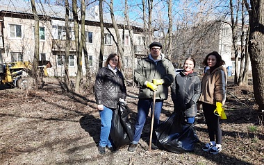 В Рязани прошёл первый городской субботник