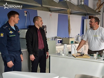 Три ветерана СВО посетили Центр поддержки одарённых детей в Рязани