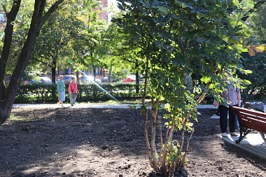 В Рязани открыли новый сквер с «Доской почёта» на Чкалова