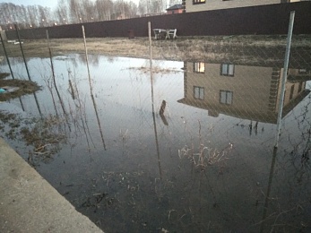Село Тюшево в Рязанском районе частично затопило 