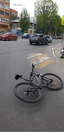 На улице Есенина в Рязани сбили велосипедиста 