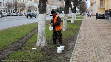 В Рязани продолжается уборка города к 1 мая