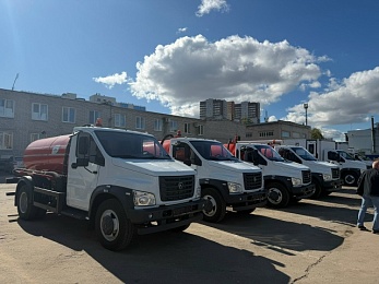 Рязанский «Водоканал» получил машины для откачки сточных вод