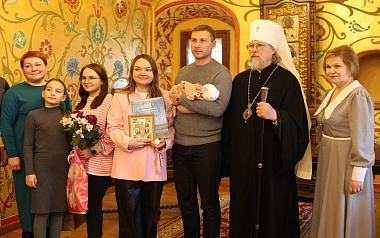 В Рязанском кремле торжественно зарегистрировали новорожденную Мирославу