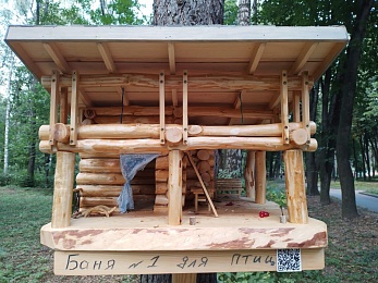 В рязанском ЦПКиО появилась «Баня для белок»