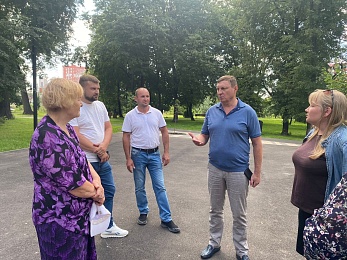 В Рязани прошла приёмка обновлённой Новопавловской рощи