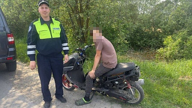 В трех районах Рязанской области оштрафовали родителей юных мотоциклистов