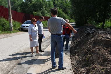 Мэр Рязани Елена Сорокина проверила ход реализации двух проектов местных инициатив