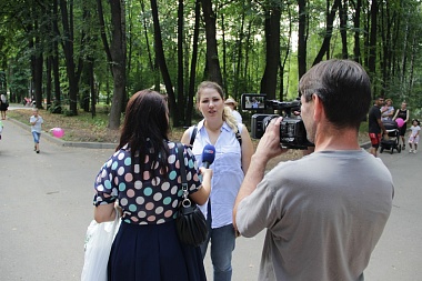 Фото с площадки 62ИНФО на Дне города в ЦПКиО