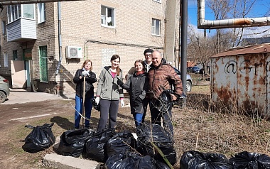 В Рязани прошёл первый городской субботник