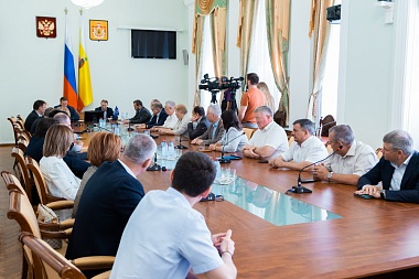 Врио губернатора Павел Малков встретился с депутатами Рязанской облдумы