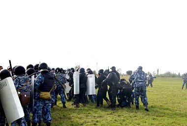 В рязанском УФСИН отработали действия на случай массовых беспорядков заключённых