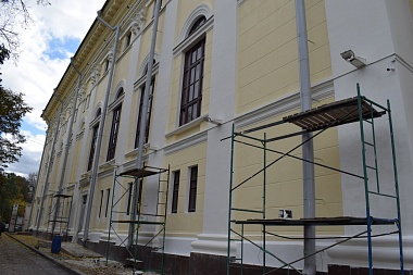 Фоторепортаж: реконструкция Рязанского театра драмы подошла к завершающему этапу