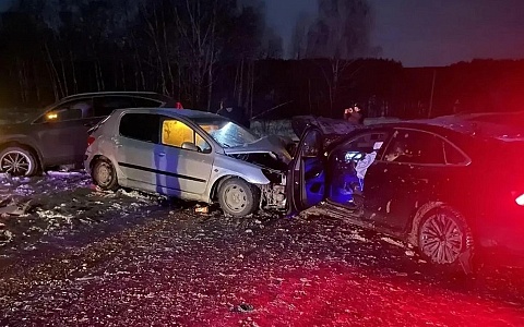 Три автомобиля столкнулись под Пронском