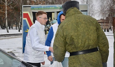 Рязанские молодогвардейцы помогли мобилизованным в Сельцах