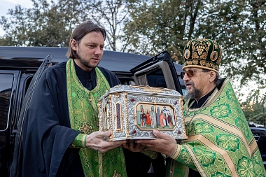 В Рязанском кремле встретили мощи преподобной Евфросинии Полоцкой