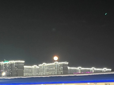 Над Рязанью взошла "голодная" и "ледяная" Луна