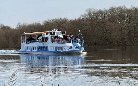 Состоялся первый рейс теплохода Рязань – Заокское