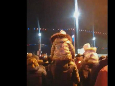 Рязанцы раскритиковали салют на площади Победы. Видео