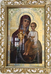 В Сасове замироточил Смоленский образ Богоматери