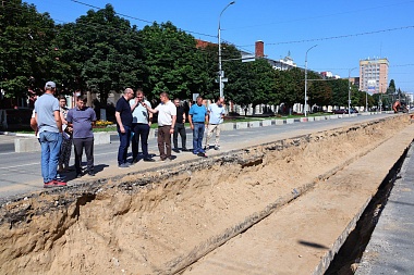 Названы сроки окончания ремонта улицы Октябрьской в Рязани