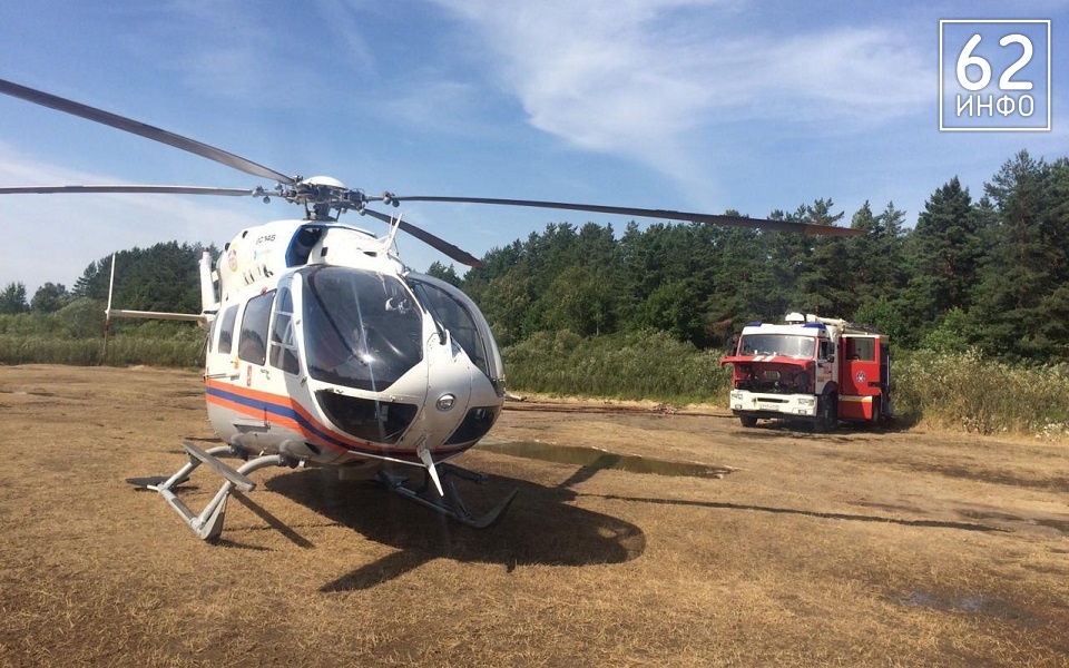 В рязанских лесах площадь пожаров выросла до 472,32 га за сутки - 62ИНФО