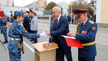Рязанские первокурсники Академии ФСИН приняли присягу 