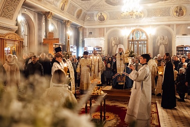 Павел Малков поучаствовал в рождественском богослужении в Рязанской области