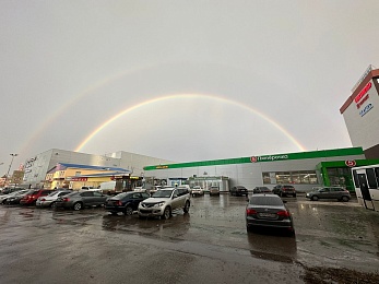 Фоторепортаж: над Рязанью возвысилась двойная радуга - 62ИНФО Фоторепортаж: над Рязанью возвысилась двойная радуга