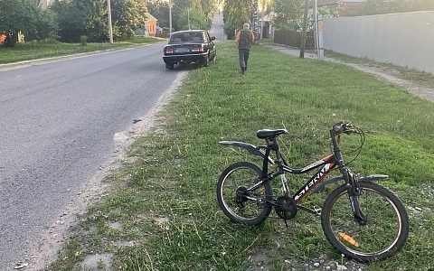 В Сапожке водитель «Волги» сбил 10-летнего велосипедиста