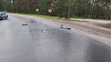 Под Рязанью 37-летний водитель Hyundai Accent пострадал в ДТП с грузовиком Scania