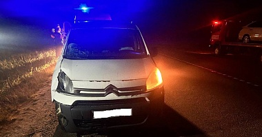 Под Рязанью водитель Citroen Berlingo насмерть сбил неизвестного пешехода